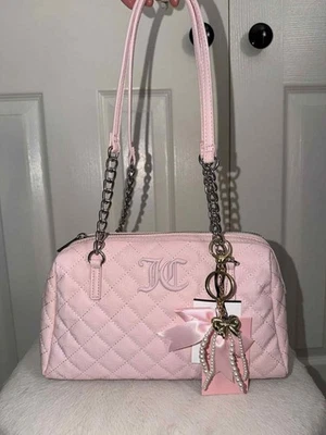 Viral Juicy Couture ISNT She Lovely Shoulder Bag New Bow Charm Not Includes - Image 1 of 4