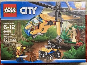 New Sealed - LEGO City 60158 Jungle Cargo Helicopter - Retired