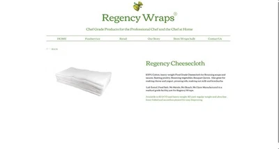Envoltura de tela de queso Regency 36" x 70 yardas de peso pesado Foto 1 de 2