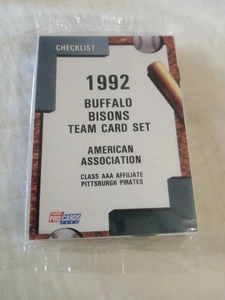 1992 BUFFALO BISONS FLEER PROCARDS TEAM SET Tim WAKEFIELD(Red Sox) PIRATES - Picture 1 of 2
