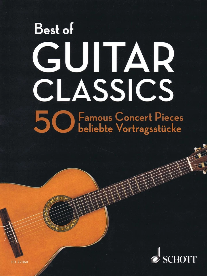 Best of Guitar Classics 50 Famous Concert Pieces Classical Solo Sheet Music Book - Image 1 of 1