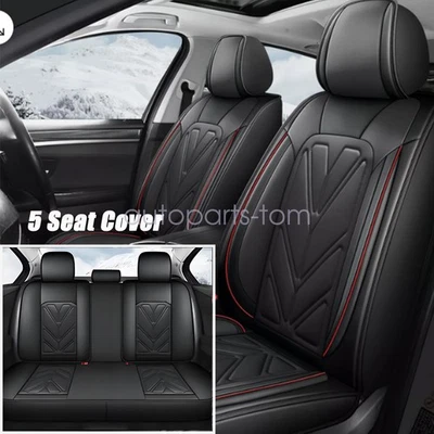 For Nissan Rogue Sedan Car Seat Covers 5-Seat Full Set Front + Rear Protectors - Изображение 1 из 4