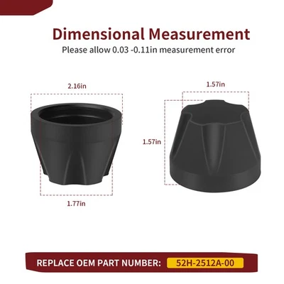 Tapacubos 2 piezas para Yamaha Big Bear 250 350 YFM250 2007-2009 / YFM350 1987-1999 Foto 1 de 4