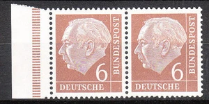 BRD 1954 Mi. Nr. 180 Postfrisch Paar mit Rand (ungefaltet) TOP!!! (8630) - Bild 1 von 1
