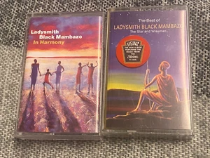 Ladysmith Black Mambazo - In Harmony & Best Of Star & Wiseman Cassette Tape x 2 - Picture 1 of 3