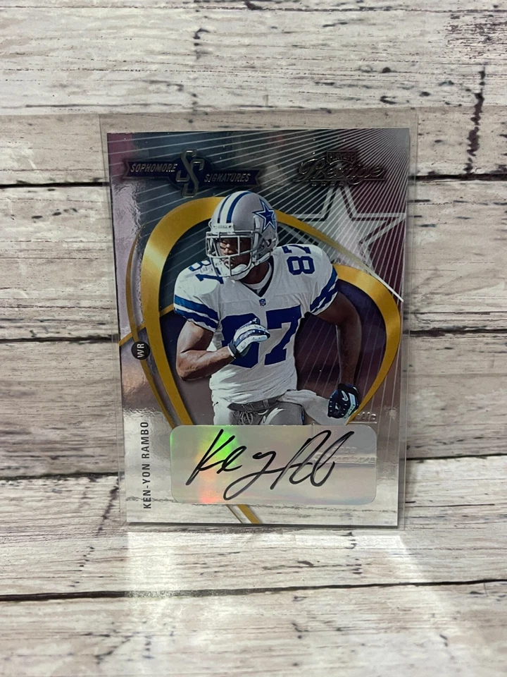 2002 Playoff Prestige Sophomore Signatures #SS22 Ken-Yon Rambo Autograph - Image 1 of 1
