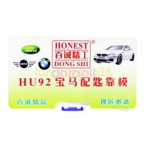 HU92 Honest Car Key Moulds for Car Key moulding Profile Modeling Lock Tools - Picture 1 of 6