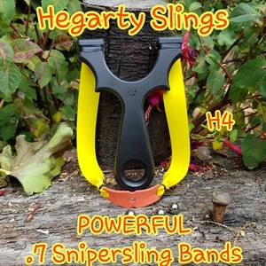 Catapult/Slingshot H4-OTT ,VERY POWERFUL, BLACK POLY, Hunting ,HEGARTY SLINGS - Picture 1 of 5