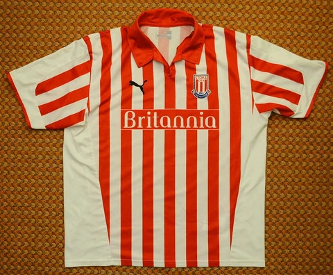 2004 - 2005 Stoke City, Home Football shirt by Puma, Mens XXL, 2XL Cover