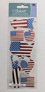 Jolee's Patriotic American Flags USA Scrapbooking Aufkleber - Bild 1 von 2