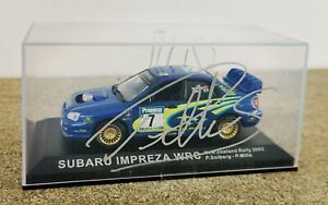 1/43 Scale Subaru Impreza S9, WRC, SWRT, Signed by Petter Solberg & Phil Mills.