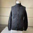 BANANA REPUBLIC Cozy Sweater Jacket Men's Size Small Charcoal