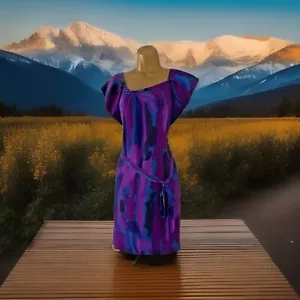COAST PURPLE SILK SHIFT-DRESS UK 14 (US 10) EUR 42 - Picture 1 of 15