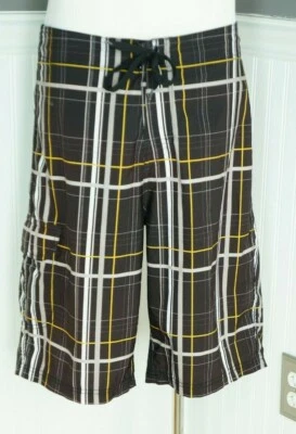 Pantalones Cortos The Buckle BKE Sport Para Hombre 32 Negros a Cuadros Ajuste Atlético Elástico  Foto 1 de 4