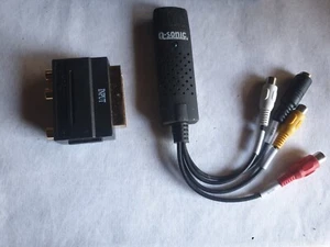 Q-Sonic Convertisseur Audio/vidéo USB VHS 2 PC PX8048 Noir - Photo 1/4