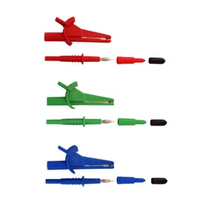 Juego de sonda y clips de cocodrilo Leaderman LDM-101 para probadores multifunción Fluke - Imagen 1 de 3