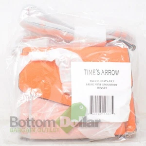 Time's Arrow TA10119047S-813 Sadie Mini Crossbody Sunset Orange - Picture 1 of 2