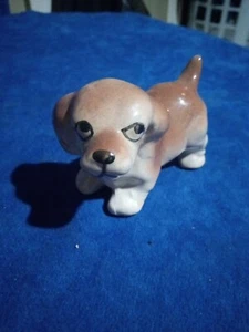 Vintage Porcelain Puppy Dog - Picture 1 of 10