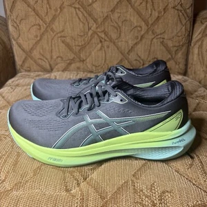 ASICS Men's Gel-Kayano 30 Running Shoes, Carrier Grey/Illuminate Mint Size 11 - Picture 1 of 9