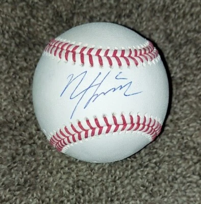 Nico Hoerner Signed Baseball Cubs. Obtained in pittsburgh  - Image 1 of 2