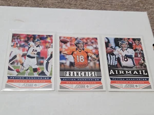 PEYTON MANNING (3) Card 2013 Panini Score Lot #'s - 61, 276 + 230. BRONCOS - Picture 1 of 1