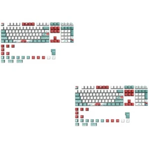 Set of 2 Korallenseetastkappe Tastenkappen Mechanische Tastatur Für Tastaturen - Afbeelding 1 van 12