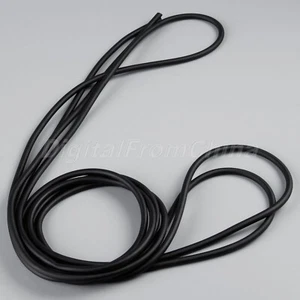 5M Natural Latex Rubber Band Black 2×5mm Diametre Slingshot Catapult Replacement - Picture 1 of 10