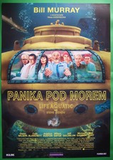 LIFE AQUATIC WITH STEVE ZISSOU-B.MURRAY-RARE ORIGINAL CROATIAN MOVIE POSTER 2004