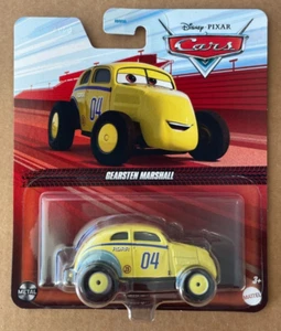 Disney Pixar Cars Gearsten Marshall Hot Rod 2024 Diecast NEW Clear Red Card SAVE - Picture 1 of 2