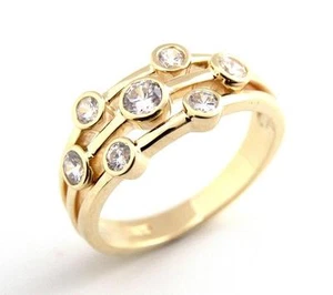 9ct Gold Raindance Ring 1/2ct Scatter Ring - Picture 1 of 10