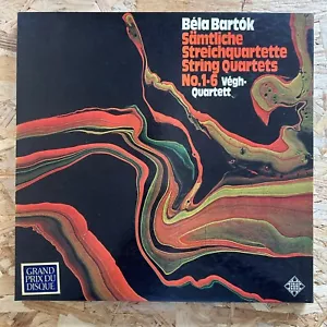 Vegh Quartett Bartok String Quartets 1-6 Telefunken SKH 25 083-T Ed1 Stereo EX - Picture 1 of 12