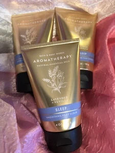 3 x Bath Body Works Schlaf Lavendel + Vanille glättendes Fußpeeling Aromatherapie - Bild 1 von 2