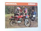 NOS 1979 XR500 Honda Dealer Brochure L237