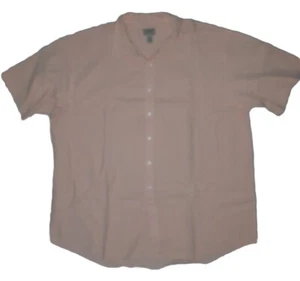 LL Bean Orange/White Breathable Button Down Shirt Men's Size: 2XL Reg - Picture 1 of 5