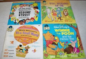 3 discos de colección VER LEER LEER con libros y Sesame Street Wonderland 45 - Imagen 1 de 6