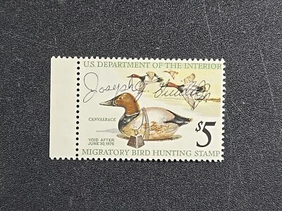 1975 U.S. Duck Stamp - Scott# RW42 - Solid Used stk#EF1 - Image 1 of 4