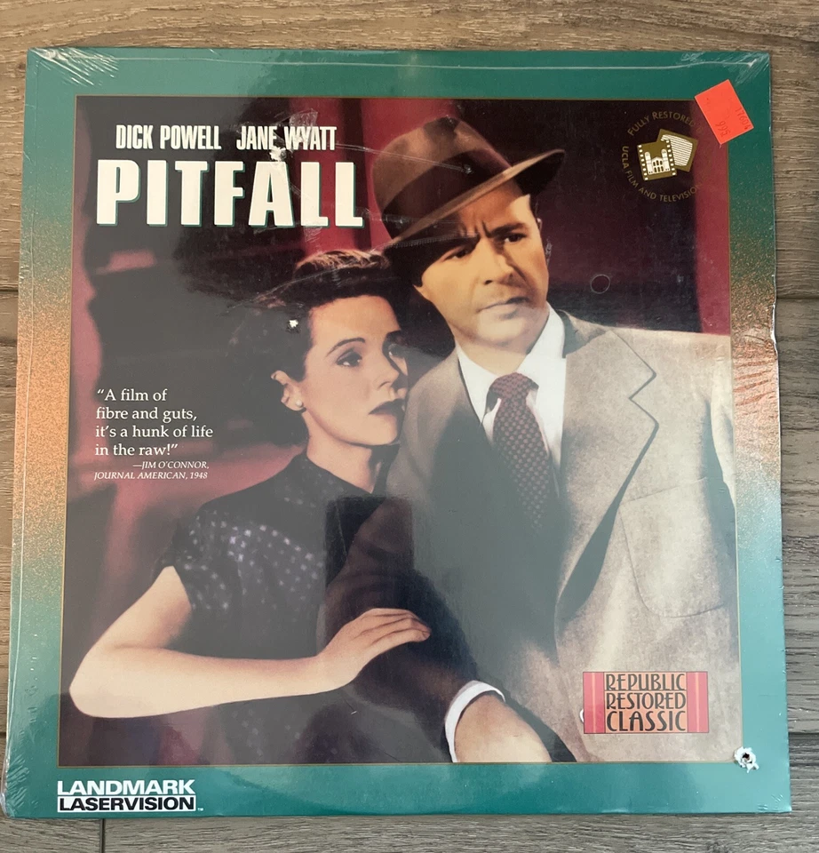 PITFALL Laserdisc Dick Powell, Jane Wyatt - Image 1 of 1