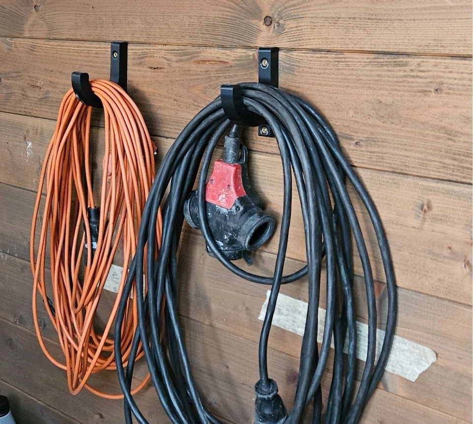 Heavy Duty Wall Hook Garage Organizer Holder for Tools Cords Hoses - Image 1 of 1