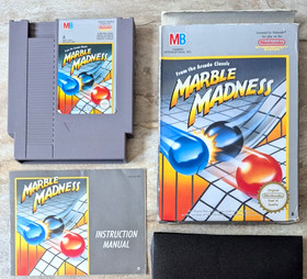 MARBLE MADNESS - PAL A Nintendo NES Game: