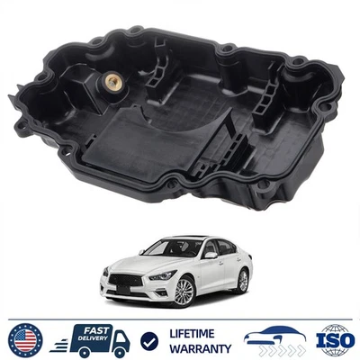 Engine Oil Pan For Infiniti Q50 Q60 2016-2020 AWD 3.0L 11110-5CB2B 11110-5CB2B - Imagem 1 de 4