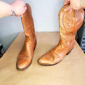 Lucchese Herren Hellbraun Westernstiefel N1505R4 Größe: 10 1/2 D - Bild 1 von 8