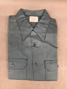 Camisa de trabajo grande de sarga resistente Big Mac J.C. Penny vintage nueva de colección para hombre - Imagen 1 de 7