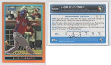 2009 Bowman Chrome WBC Prospects Orange Refractor /25 Luis Durango #BCW36