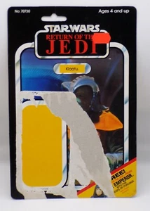 1983 Kenner STAR WARS Return of the Jedi KLAATU Alien CARDBACK ROTJ 65C Skiff !! - Picture 1 of 2