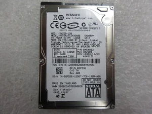 Hitachi HTS542512K9SA00 120GB SATA 2.5" HDD Hard Drive - Picture 1 of 4