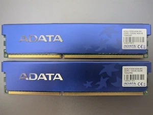 2 Pieces: ADATA DDR3 1333(9) AD3U1333C4G9-SH 4GX8 and 4GX16 - Picture 1 of 1
