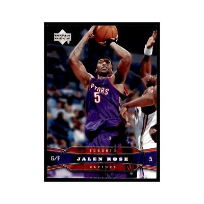 2004 Upper Deck Jalen Rose Raptors #187 - Image 1 of 3