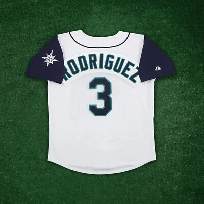 Alex Rodriguez 1999 Seattle Mariners Alternate Men's Cooperstown Jersey - Image 1 of 4