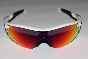OAKLEY RadarLOCK White Red Iridium OO9181 150-0-125 Sunglasses - Picture 1 of 5