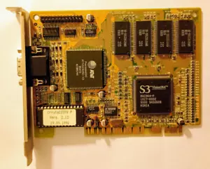 PCI Grafikkarte Miro Crystal 20SV 2MB RAM S3 Vision 864 VGA - Bild 1 von 3
